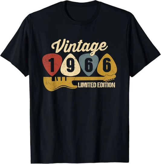 1966 Vintage Style Printed T-Shirt – 59th Birthday Gift (59th Anniversary Shirt)women Clothing Fashion Summer Streetwear Y2K Top