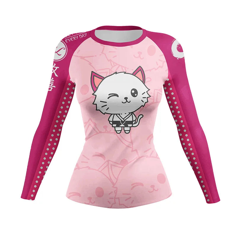 Cody Lundin Ladies Women Rash Guard Gym Clothing MMA Compression Sportswear Jiu Jitsu Rashguard T-shirts Boxing Grappling Shirt
