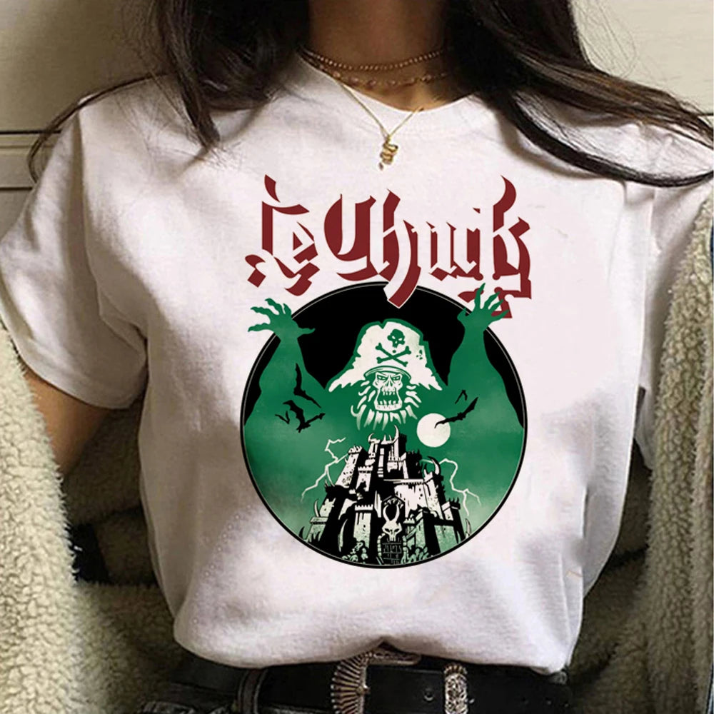 Ghost Band t shirt women streetwear harajuku t-shirts female funny designer manga clothing