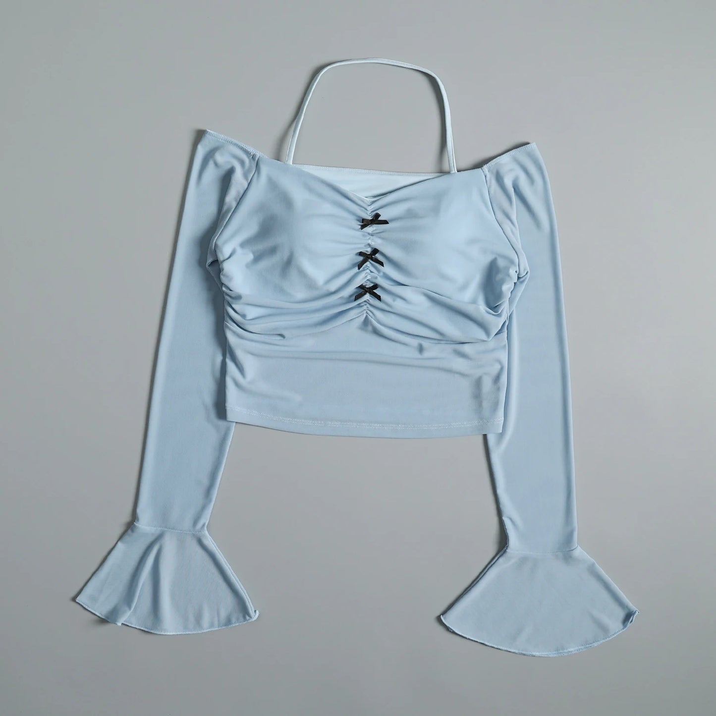 Internet celebrity new sports long-sleeved women's autumn Pilates training yoga clothes with chest pads running fitness